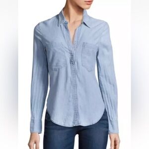 Chambray Blue Pullover Shirt